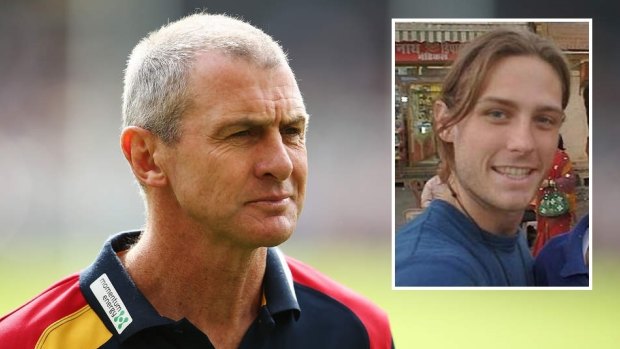 Tragedy: Phil Walsh and his son, Cy Walsh.