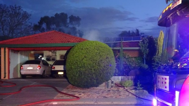 An elderly couple were rescued from a suspicious fire at their Ballajura home on Friday night.