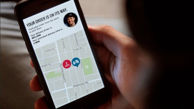 New service from Domino's will let you track your pizza to your door while getting to know your delivery driver.