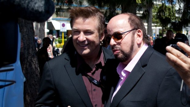 James Toback and Alec Baldwin in Seduced And Abandoned.