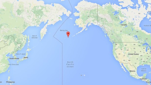 Aleutian Islands, in Alaska, could have played a part in mixed marriages.