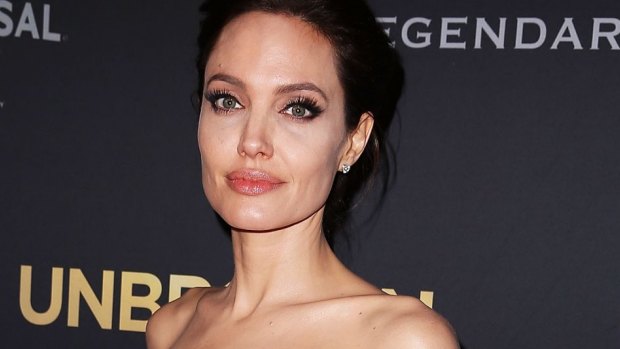 Feeling at ease: Angelina Jolie.