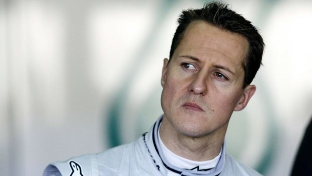 Still recovering: Formula One legend Michael Schumacher was injured while skiing in the French Alps on December 29.