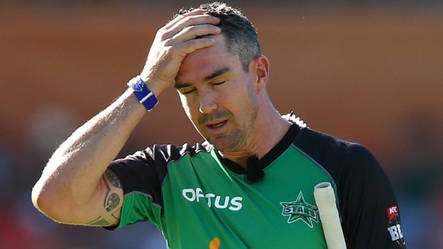 Absolute schocker: Unless he successfully appeals, Kevin Pietersen will have to pay a $5000 fine.