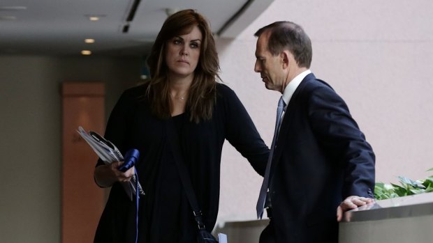 Tony Abbott and Peta Credlin before the last election.