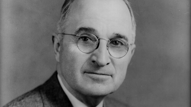 US President  Harry S. Truman, who ordered the dropping of the atomic bombs on Japan.