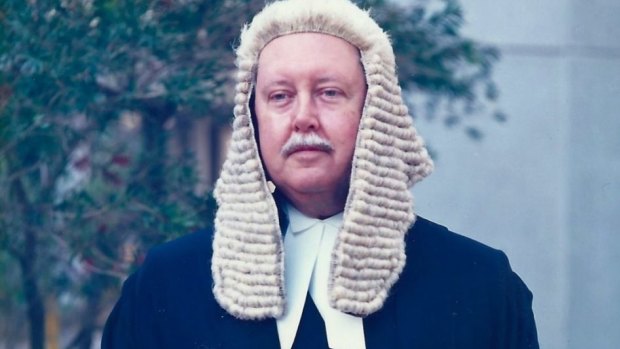 Queen's Counsel: Malcolm Broun in his judge's wig.