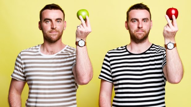 Canberra comedy duo The Stevenson Experience.