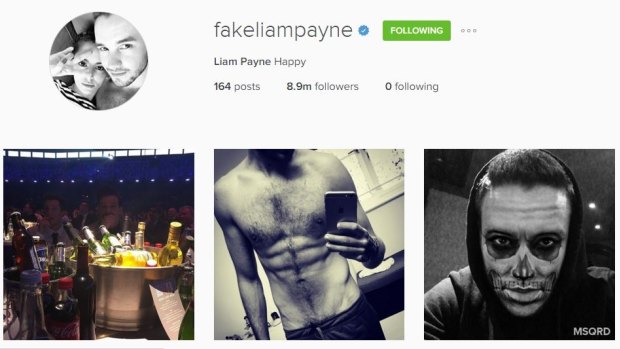 The former boyband member has changed his bio to read "happy". Cute.