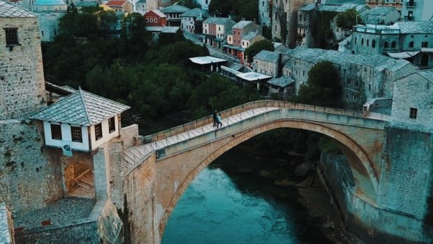 A shot from Hamza Mujtaba's drone film Bosnia and Herzegovina From Above.