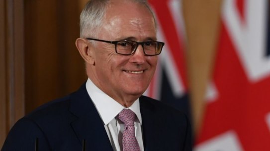 Australian Prime Minister Malcolm Turnbull and British Prime Minister Theresa May in London last week.