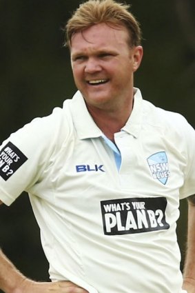 NSW bowler Doug Bollinger.  
