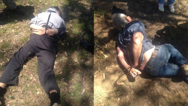 Gino and Mark Stocco were captured at a property near Dunedoo in NSW's central west.