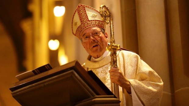 Imposing order: Australian Cardinal George Pell, the former archbishop of Sydney, is the Pope's financial hatchet man.