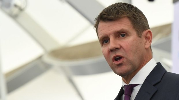 "I remain very optimistic and positive about the future": Premier Mike Baird. 