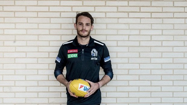 Right fit: James Aish knew coming to Collingwood would help him become the player he wants to be.