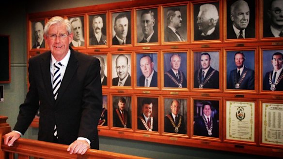 Hornsby Mayor Steve Russell has said the council was 'being screwed' by the NSW government's bungled merger policy.