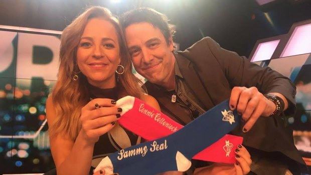 Johnson announced he will be joining Carrie Bickmore's Beanies 4 Brain Cancer campaign and "cover the cancer conundrum from head to toe", unveiling 'Connie Cottonsocks'.
