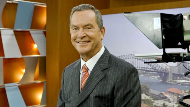 Ian Ross at work at Channel 7.