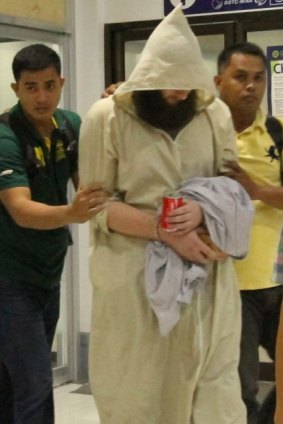 Musa Cerantonio in Manila on Friday after his arrest.
