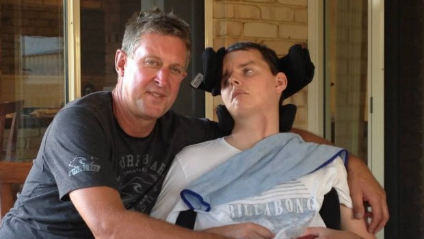 A car accident, in which he was not at fault, left former Claremont footballer Warrick Proudlove disabled.