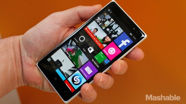 The Nokia Lumia 830, Microsoft's 'affordable flagship'.