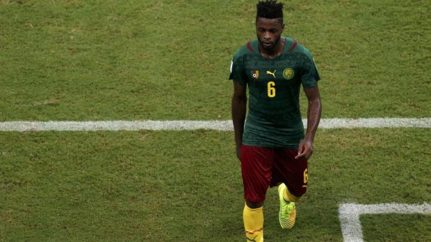 Cameroon's Alex Song was sent off against Croatia.
