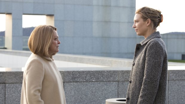 Jacki Weaver and Anna Torv in <i>Secret City</i>.