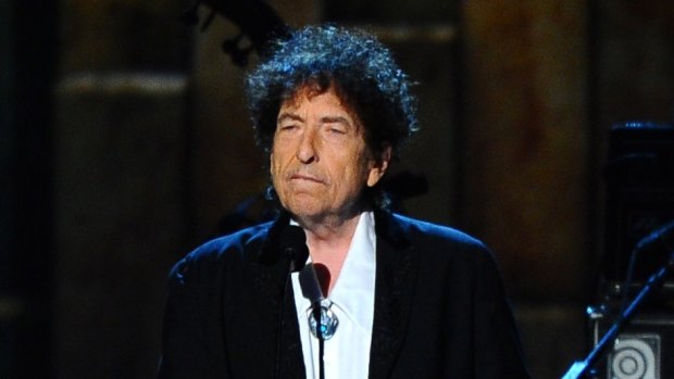 Bob Dylan, winner of the 2016 Nobel Prize for Literature and Kazuo Ishiguro's inspiration.