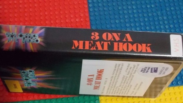 This ex-rental video nasty, 3 on a Meat Hook, will set you back $399.