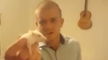 Matt Maloney allegedly bit the head off a live rat in a Facebook video posted on Tuesday.