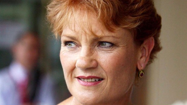 Incoming One Nation Queensland senator Pauline Hanson. 