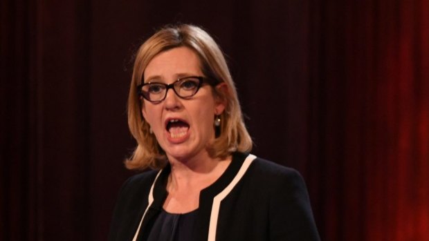 Impressed in debate: Home Secretary Amber Rudd may tread Theresa May's path to 10 Downing Street.