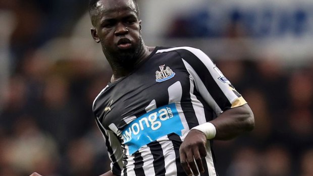 Cheick Tiote, pictured in action for Newcastle United in 2014.