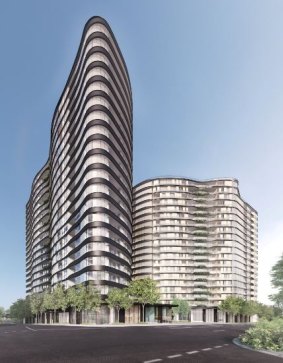 A 20-storey tower will rise from the site of a 2013 fire at Albion.