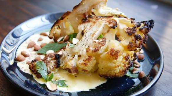 Ester's roasted half-cauliflower dish is not going anywhere.