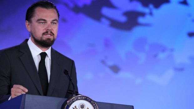 Leonardo DiCaprio had some things to say about Australia's Great Barrier Reef.