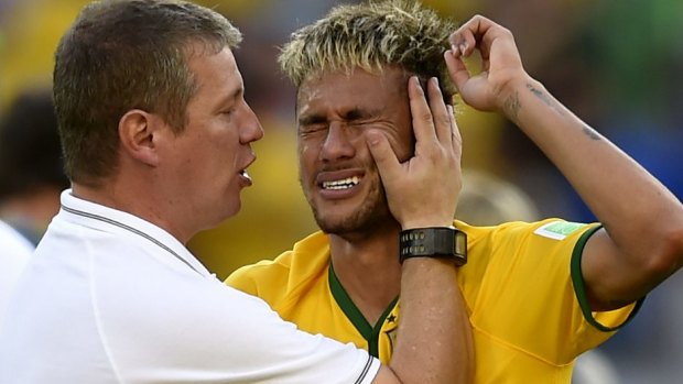 The emotion displayed by Neymar during the penalty shootout has been criticised by past Brazilian greats.