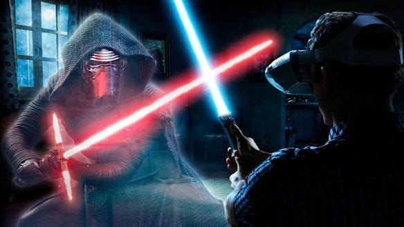 Lenovo's Star Wars: Jedi Challenges uses augmented reality to bring you face to face with your foes.
