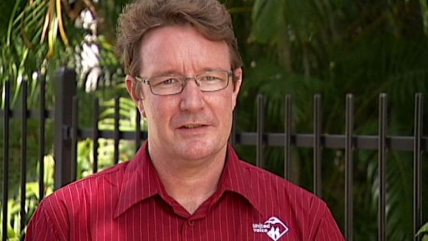 Hard to charge: Matthew Gardiner has been detained at Darwin Airport. 