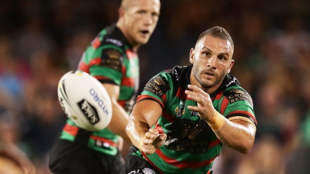 Solid start: Robbie Farah plays distributor on debut against the Sea Eagles.