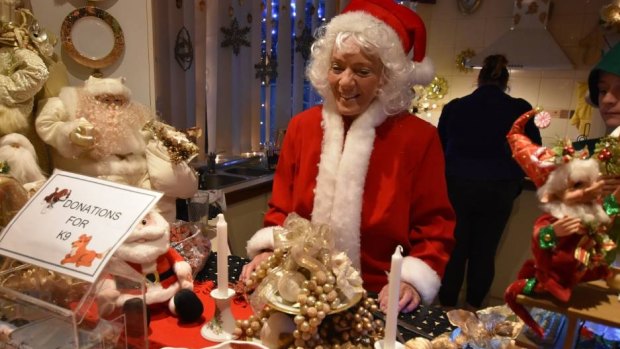 'Mary' Christmas entertains hundreds every night with her display.