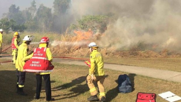 A bushfire at the Sunshine Coast has forced the closure of several roads.