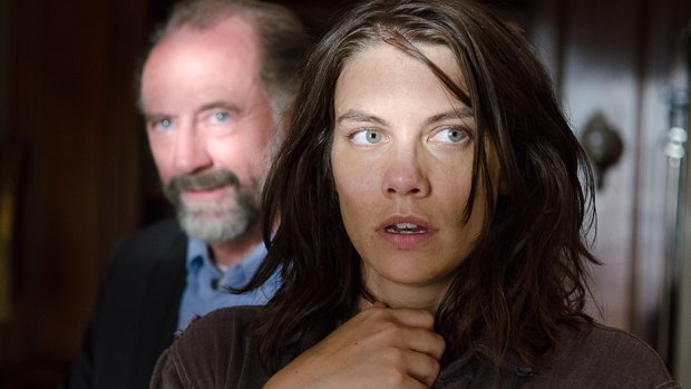 Maggie (Lauren Cohan) is propositioned by Hilltop leader Gregory (Xander Berkeley) in The Walking Dead season 6 episode 11 Knots Untie.