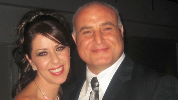 Carol Khattar with her late husband, George Khattar.