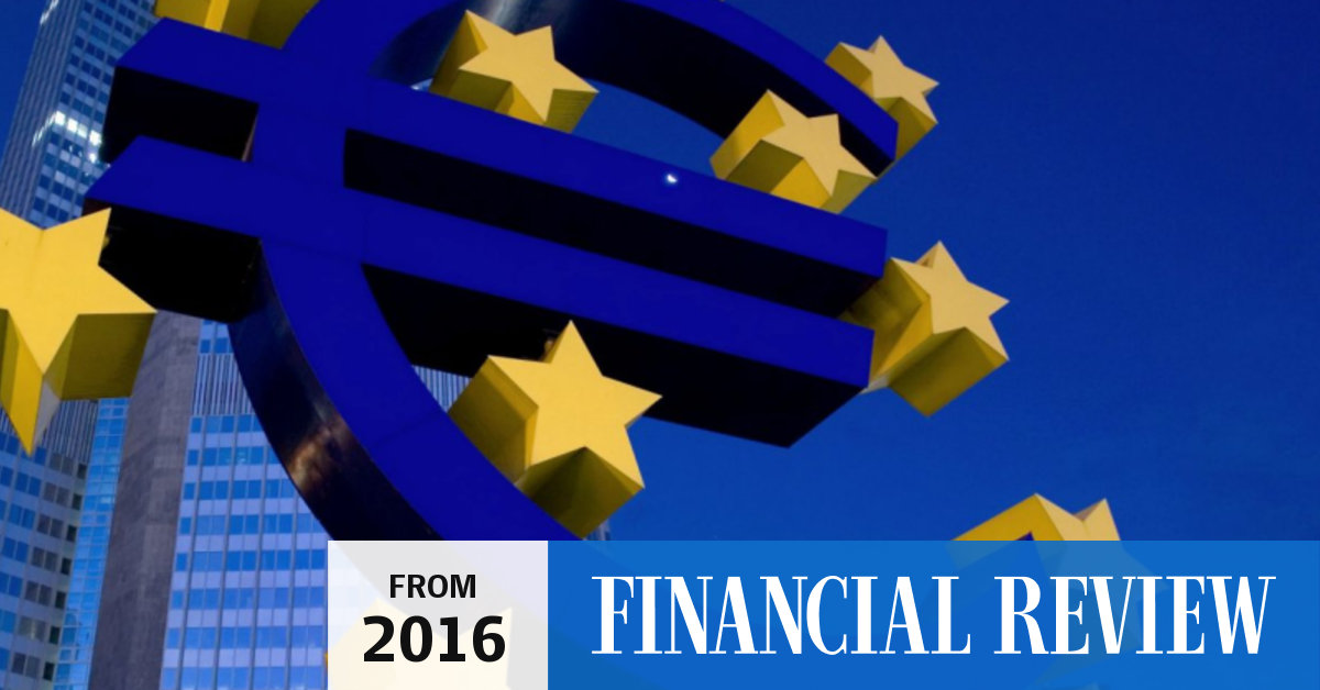 Euro drops on Mario Draghi stimulus signal; Wall St mixed