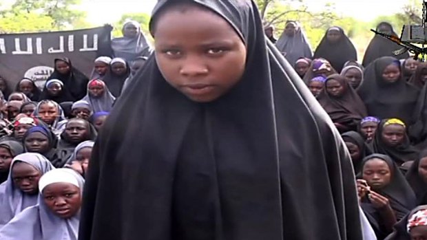 A screengrab from a video of Nigerian Islamist extremist group Boko Haram obtained by AFP.

