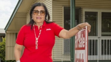 Real estate agent and investor, Bella Exposito is caught in the dramatic downturn of property prices in the Queensland mining town of Moranbah.