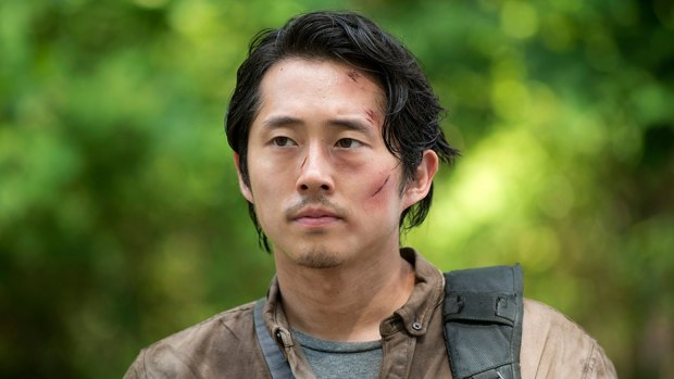 Glenn (Steven Yeun) in The Walking Dead.