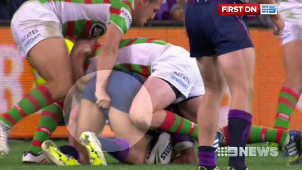 Burgess’ squirrel grip tackle on Melbourne’s Will Chambers last year incurred a one-match ban and sentiment that lasted much longer. 